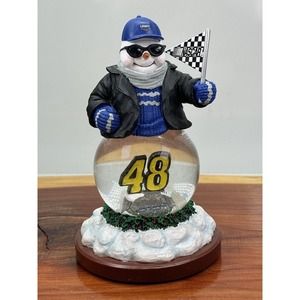 Jimmy Johnson #48 NASCAR‎ Snowman Snowglobe NOS 2004 #37/5000 The Memory Co.